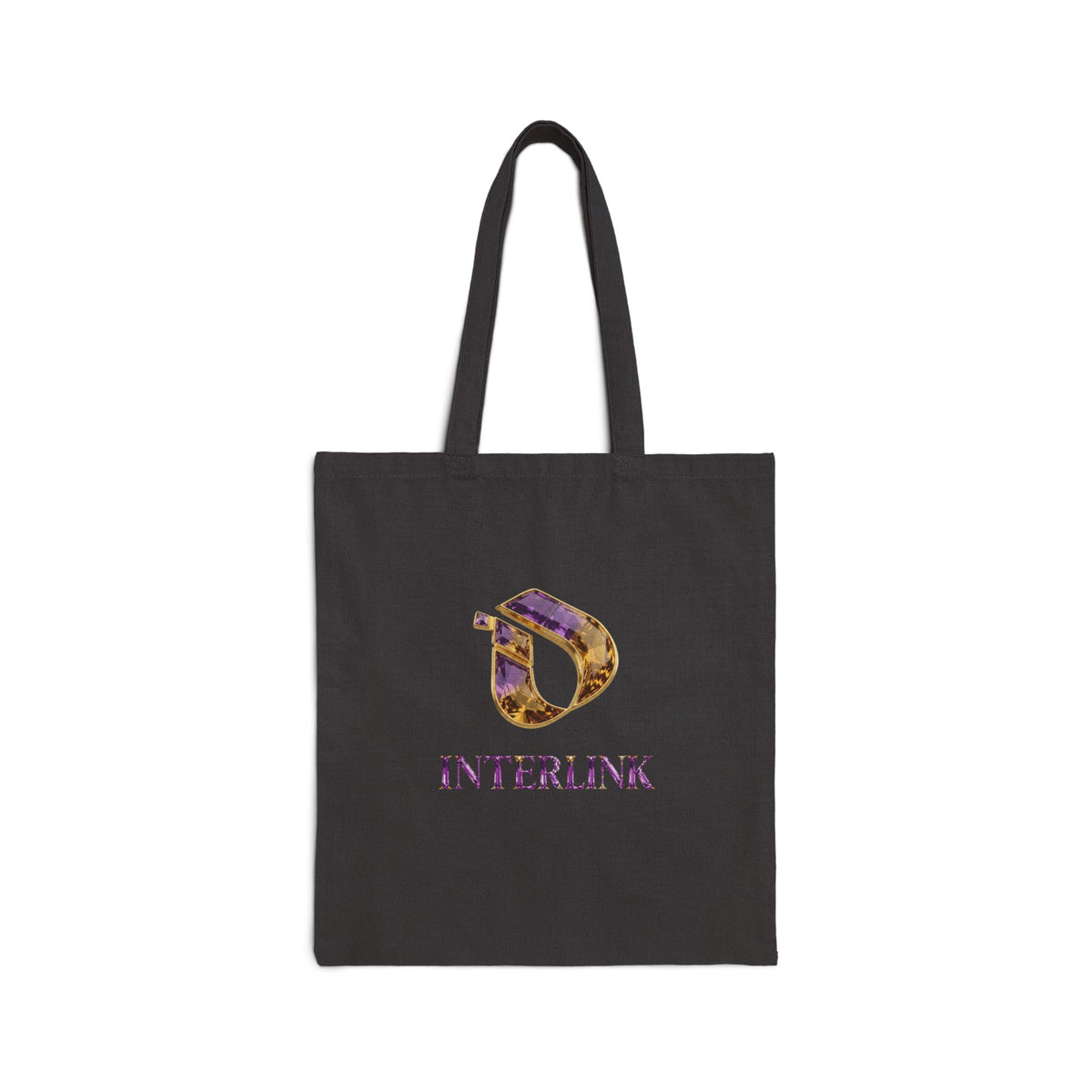 Ametrine Facetline Interlink Heavy Canvas Tote
