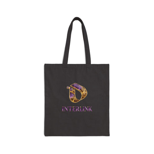 Ametrine Facetline Interlink Heavy Canvas Tote
