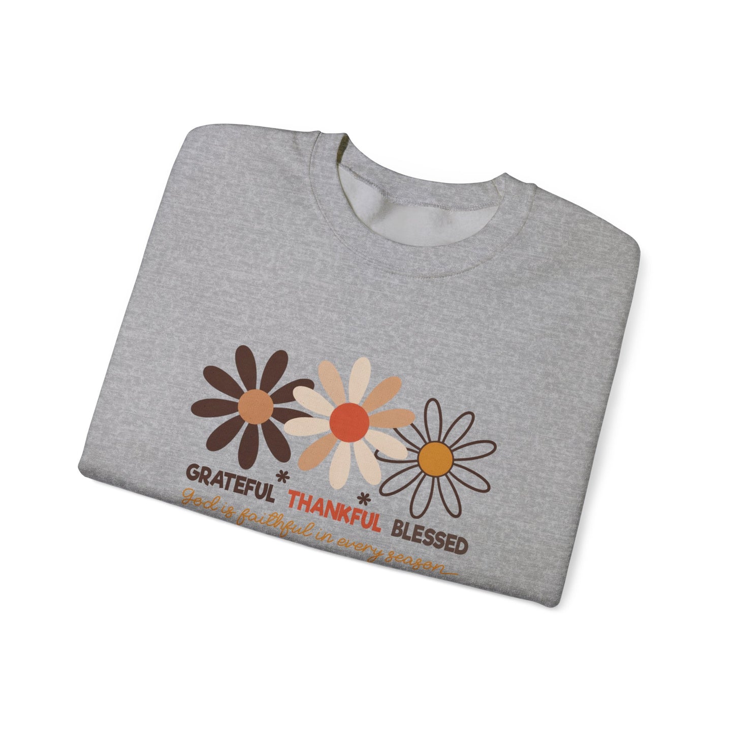 Grateful Thankful Blessed Women's Crewneck Sweatshirt