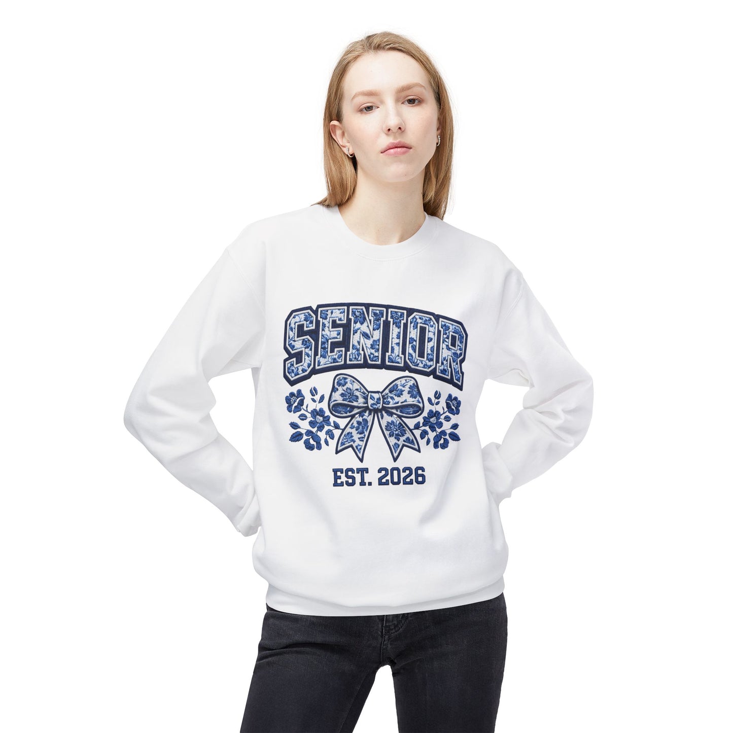 Senior 2026 Graphic Women's Crewneck Sweatshirt