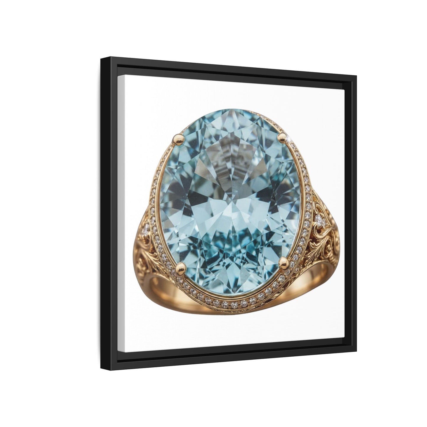 Aquamarine Heirloom Canvas Print