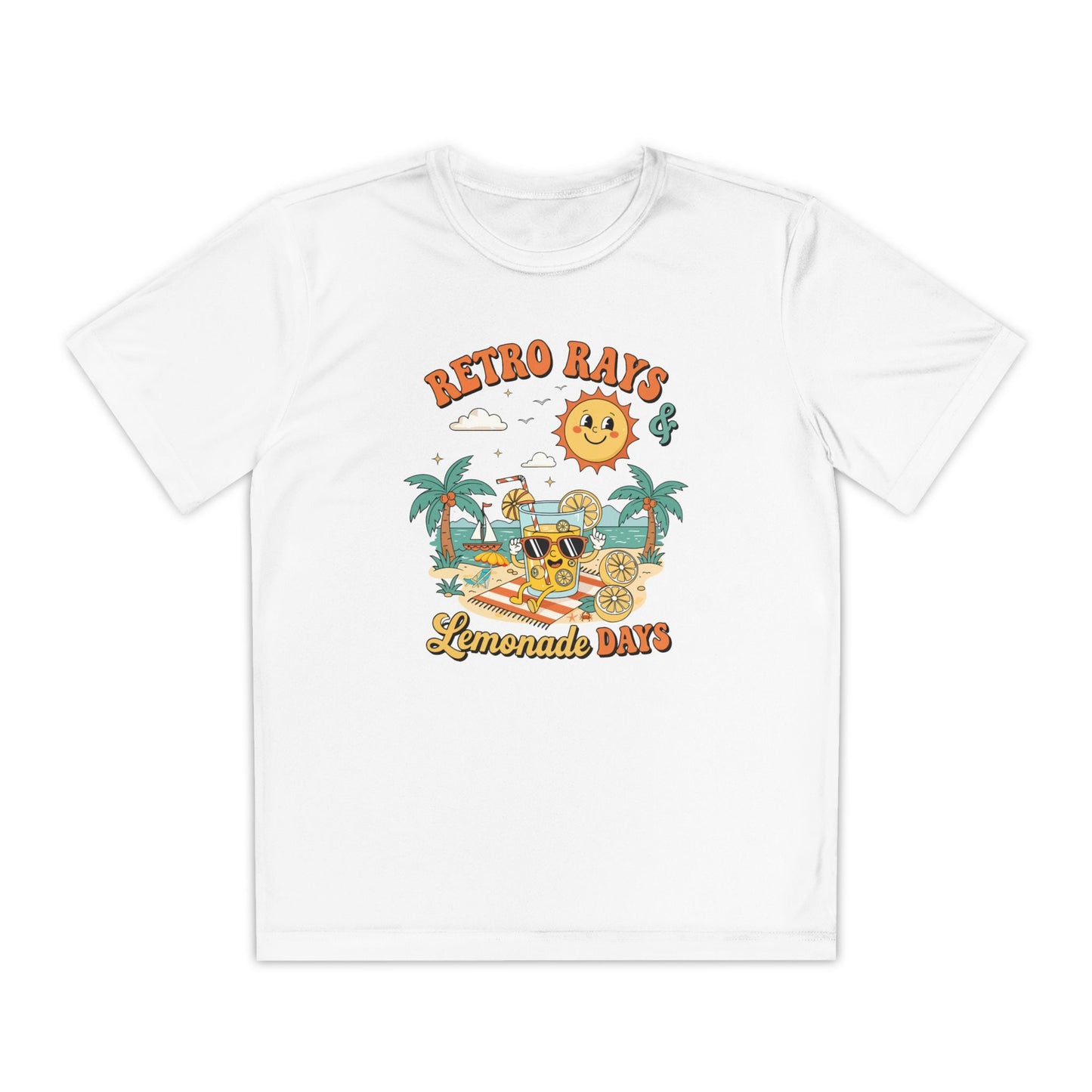 Retro Rays Lemonade Days Youth Tee