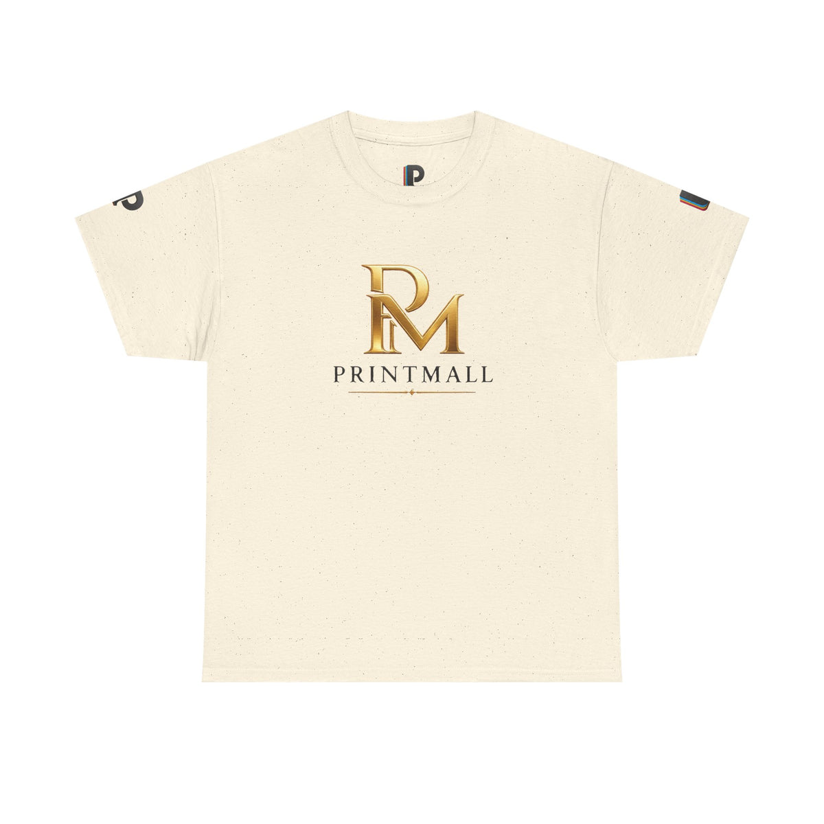 Overlaid PM Lettering PrintMall Cotton Tee