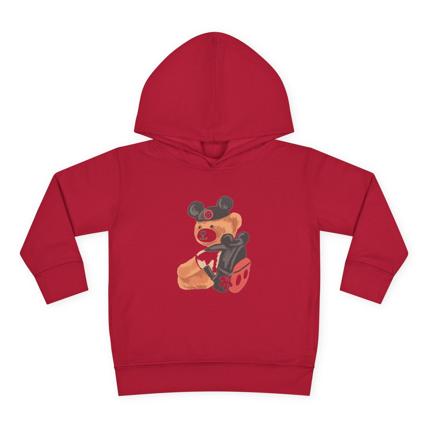 Playful Teddy Bear Toddler Pullover Hoodie