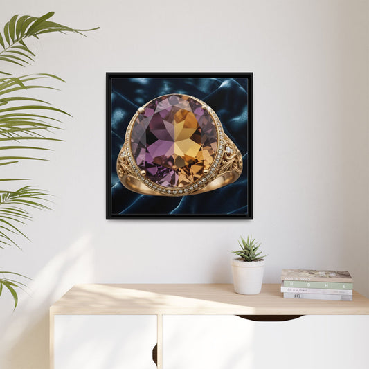 Radiant Ametrine Heirloom Ring Canvas