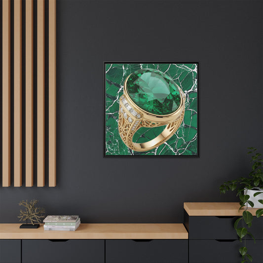 Verdant Emerald Ring Canvas