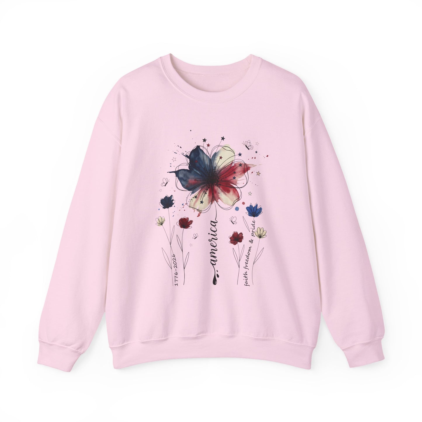 Midnight Bloom Graphic Crewneck Sweatshirt