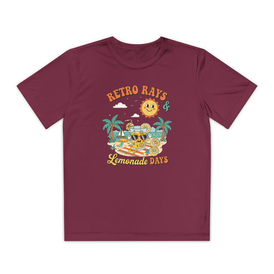 Retro Rays Lemonade Days Youth Tee