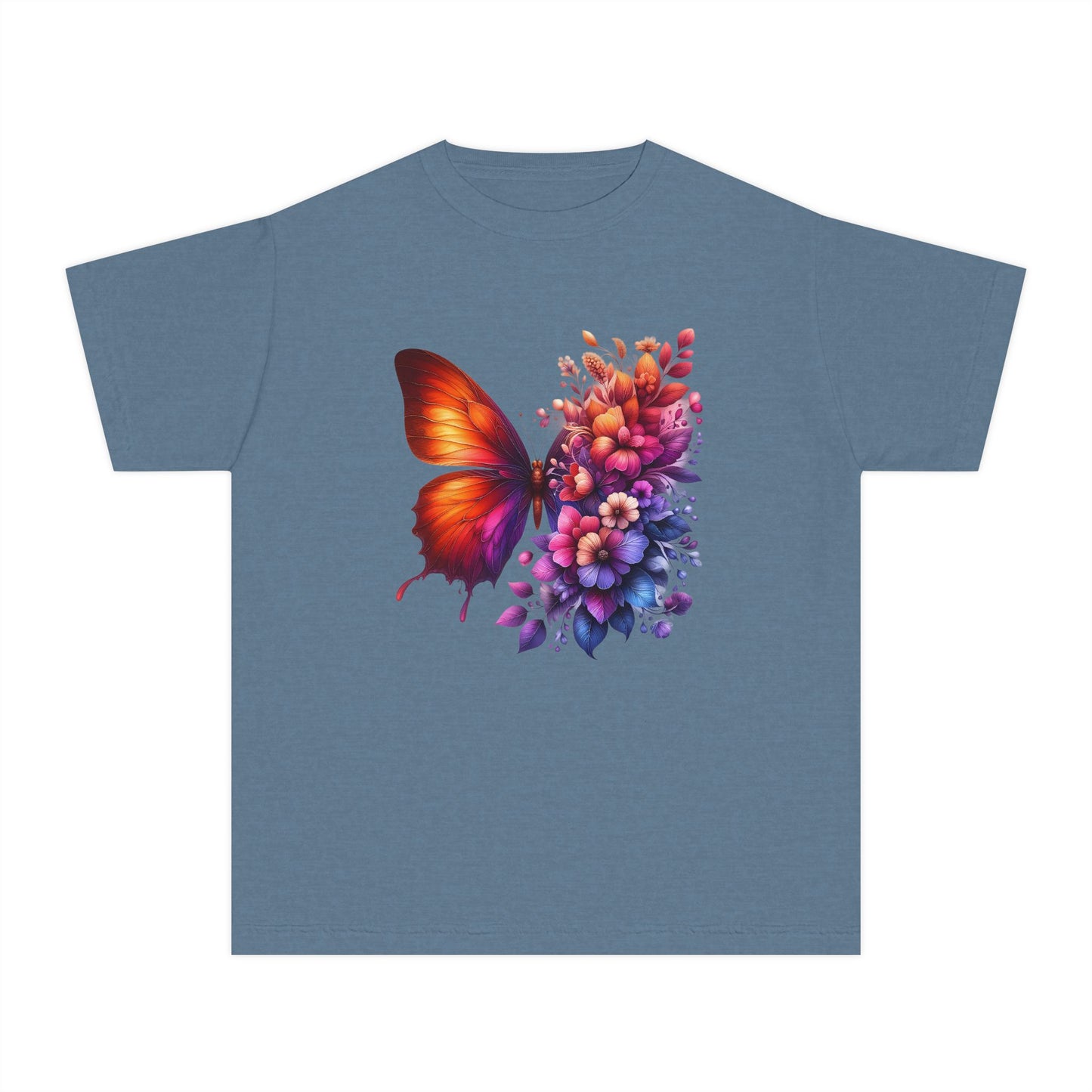 Butterfly Floral Youth T-Shirt