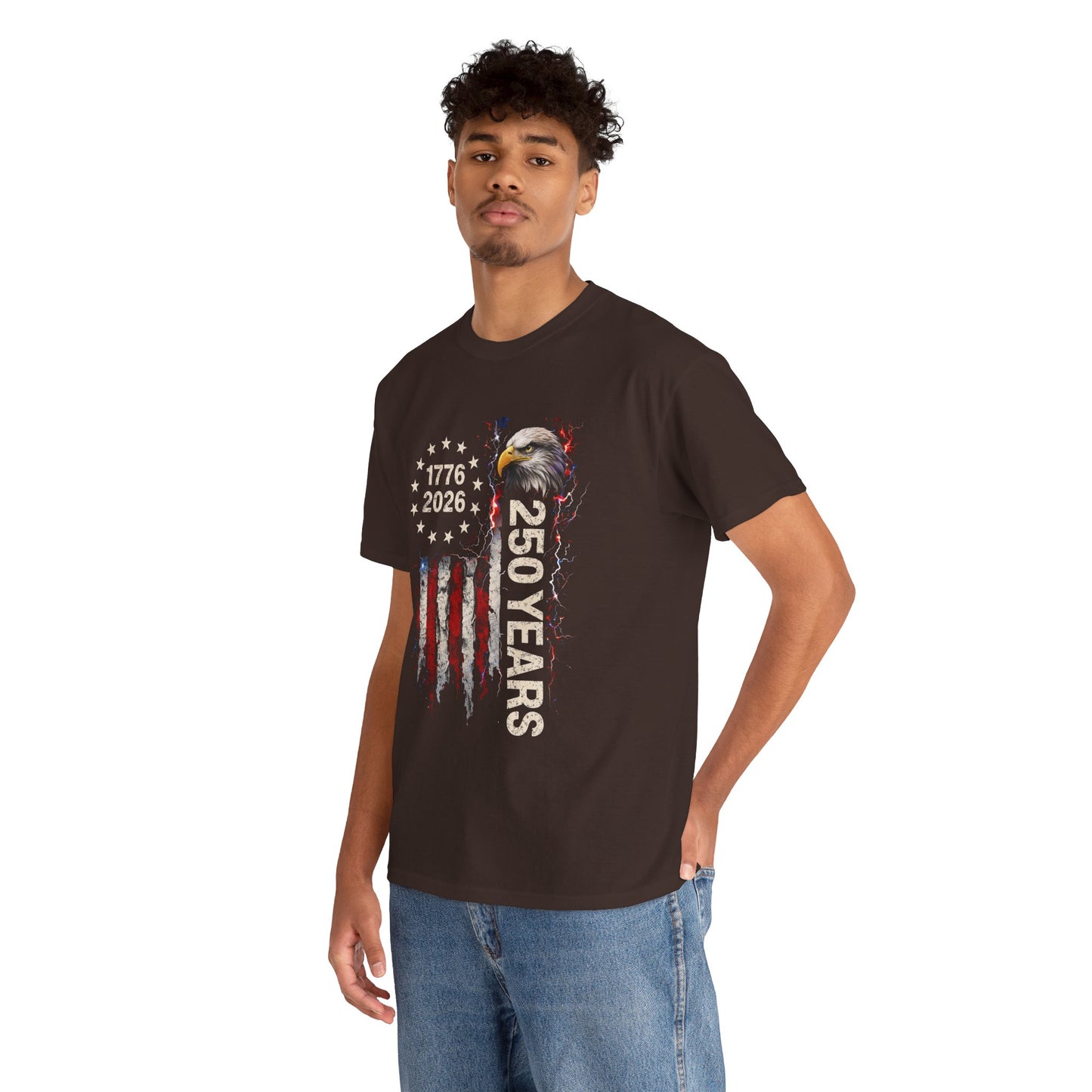America 250 Years Patriotic T-Shirt Men