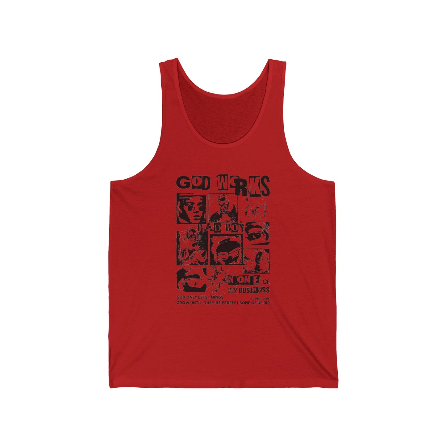 God Works Comic Tank Top