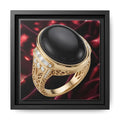 Obsidian Cabochon Canvas