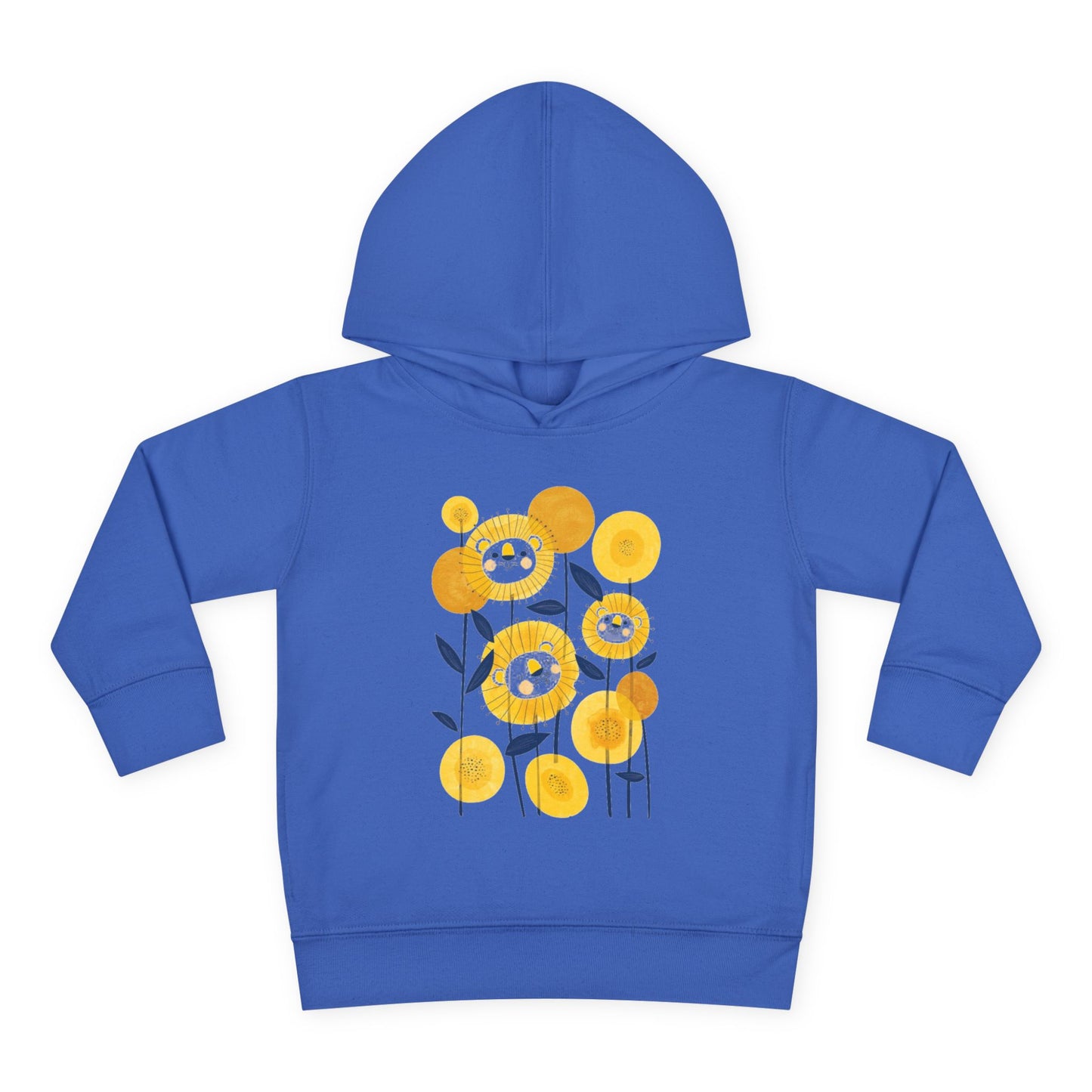Smiling Flower Garden Toddler Hoodie