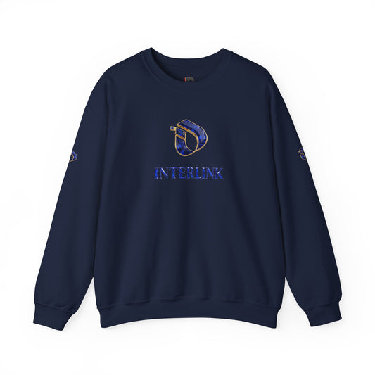 Sapphire Gem Interlink Crewneck Sweatshirt