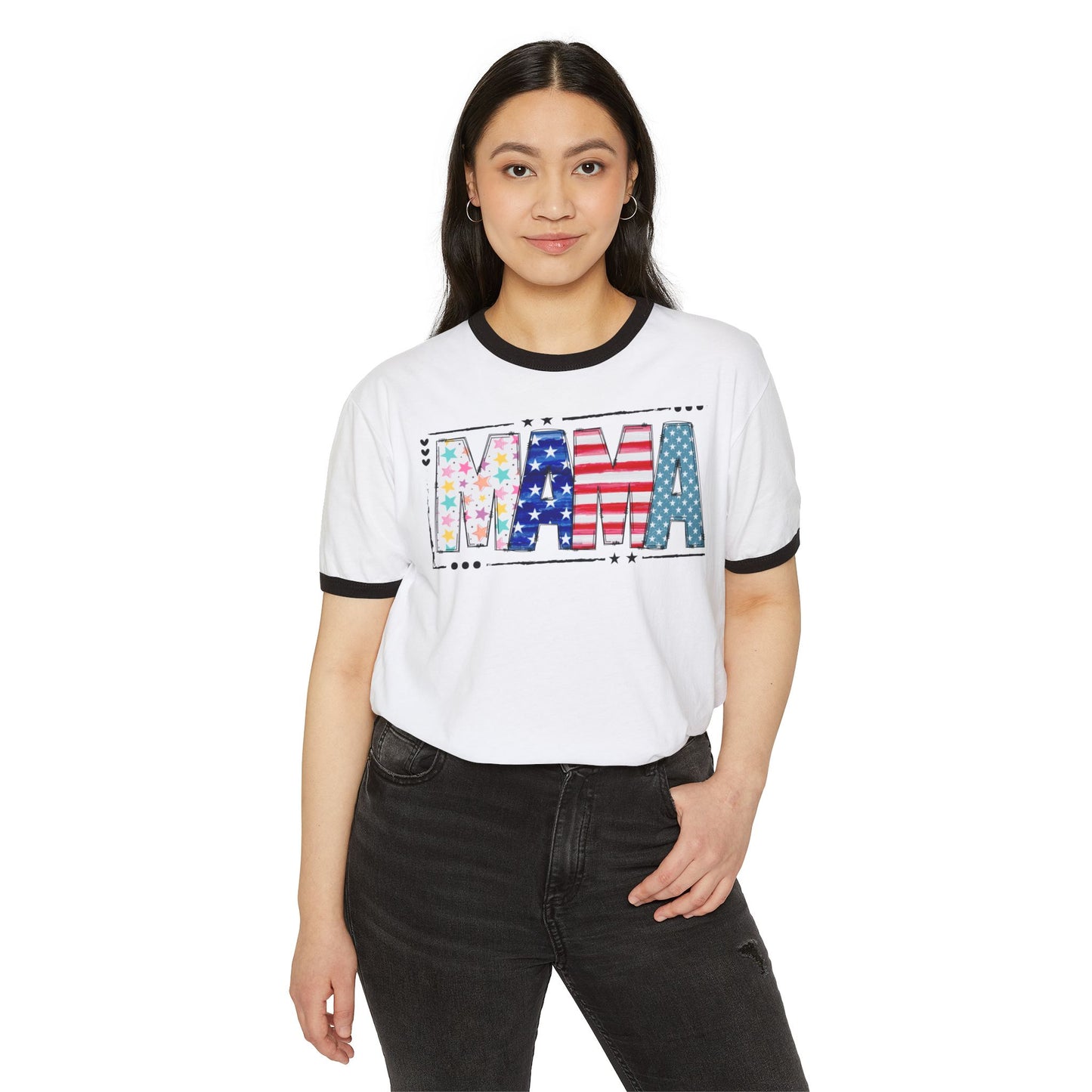 Mama Ringer Printed Tee