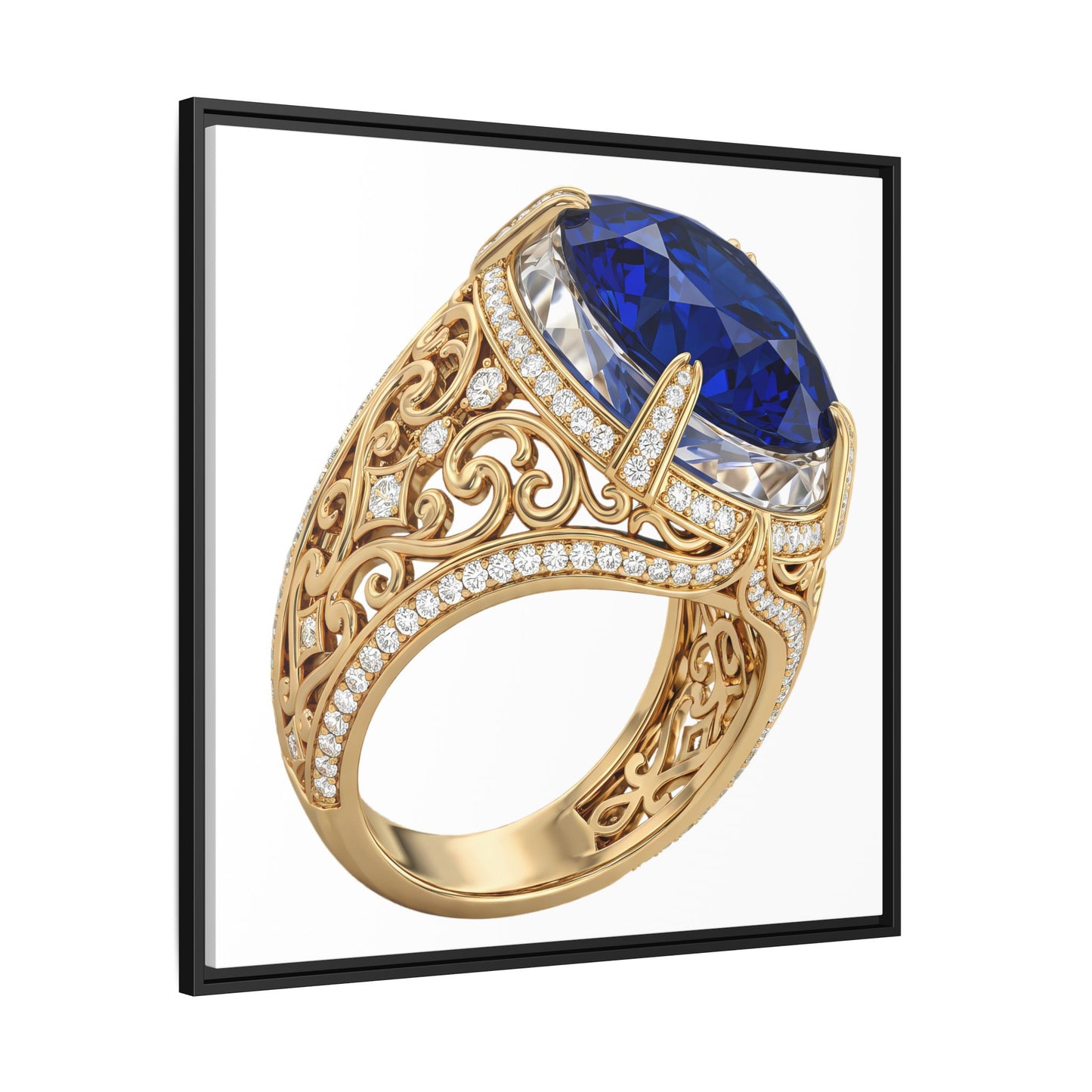 Sapphire Heirloom Canvas Print