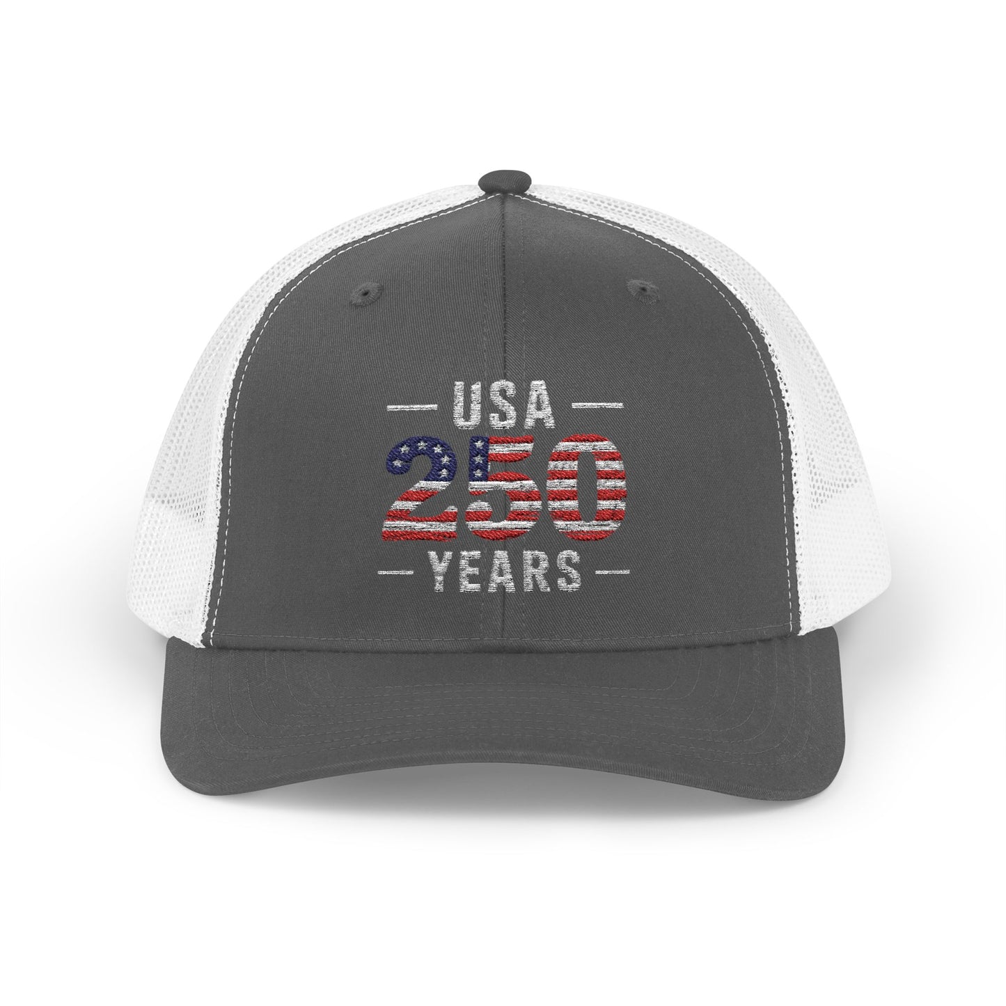 USA 250 Years Patriotic Trucker Cap