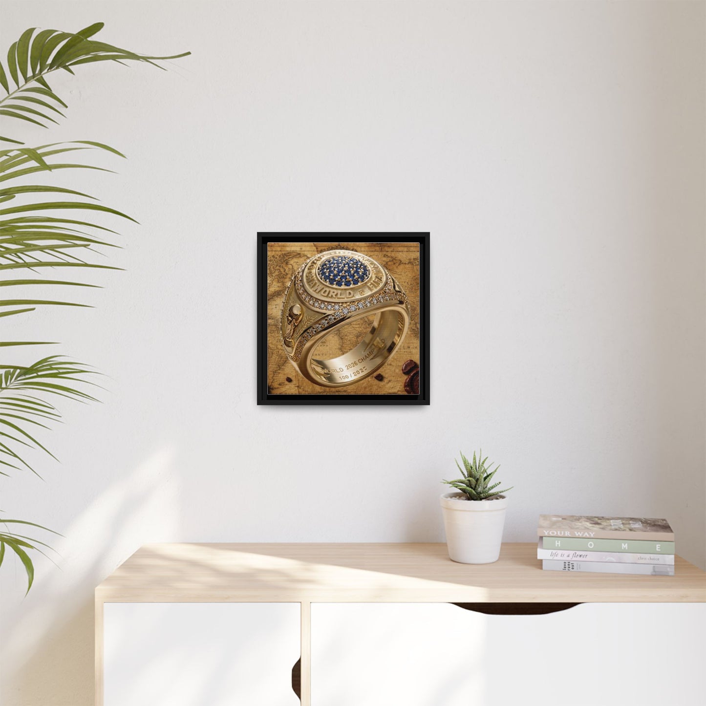 World Championship Legacy Ring Framed Canvas