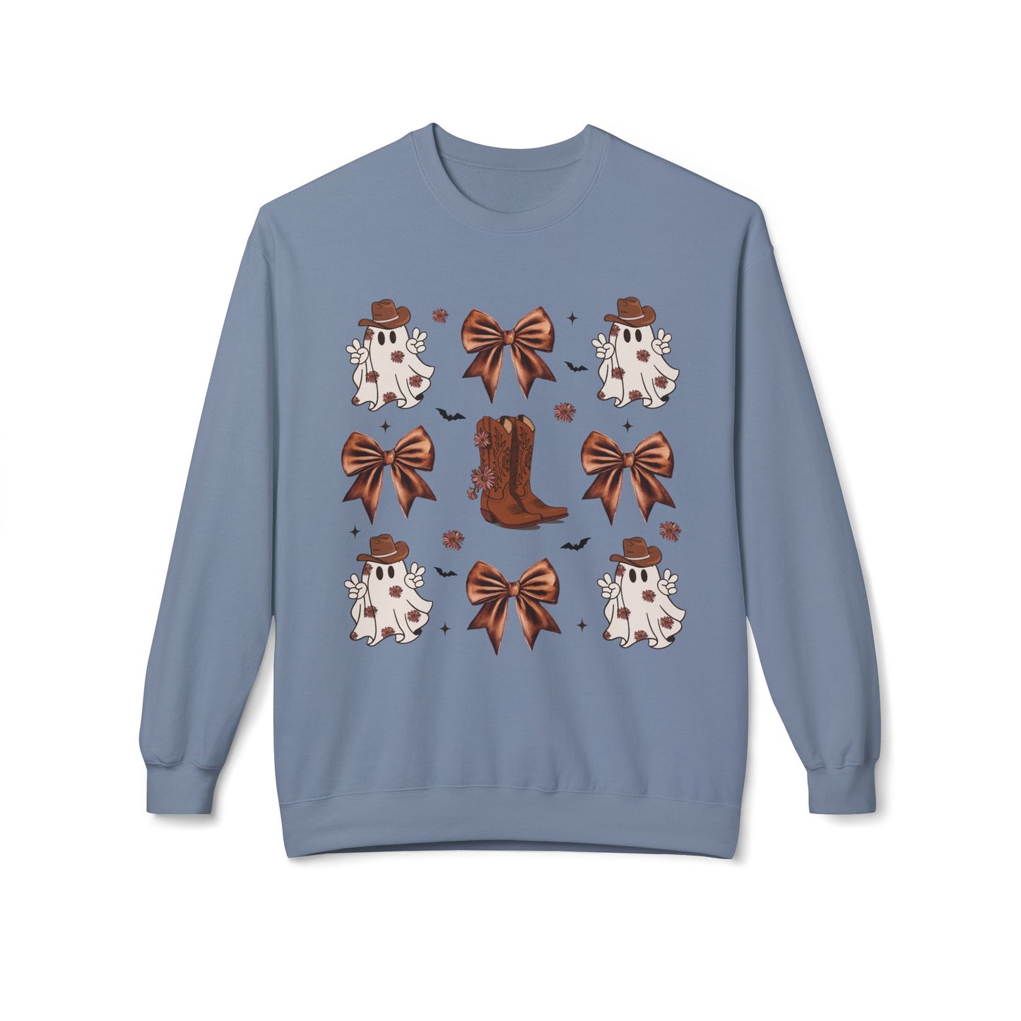 Autumn Floral Graphic Women's Crewneck Sweatshirt