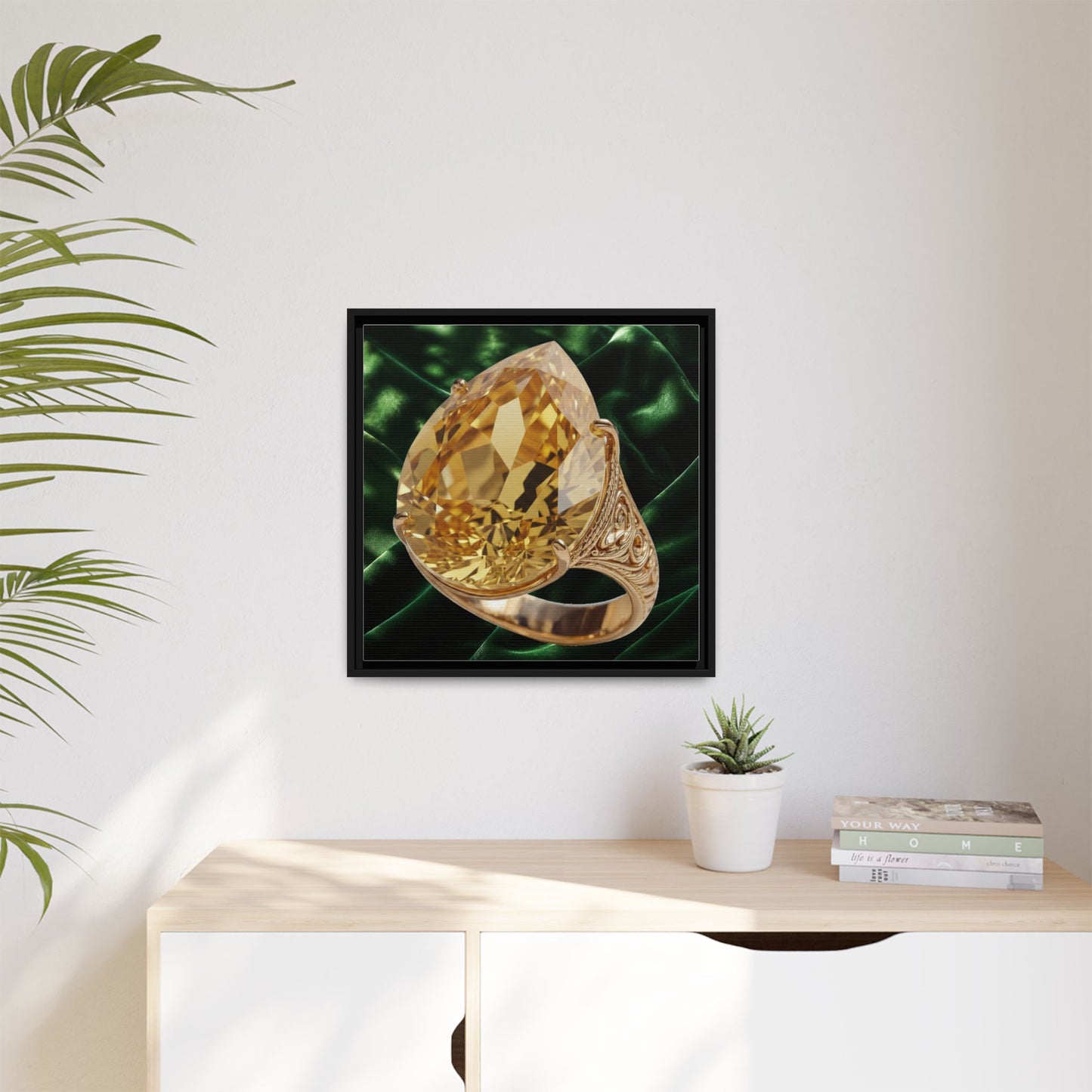 Citrine Golden Brilliance Ring Canvas
