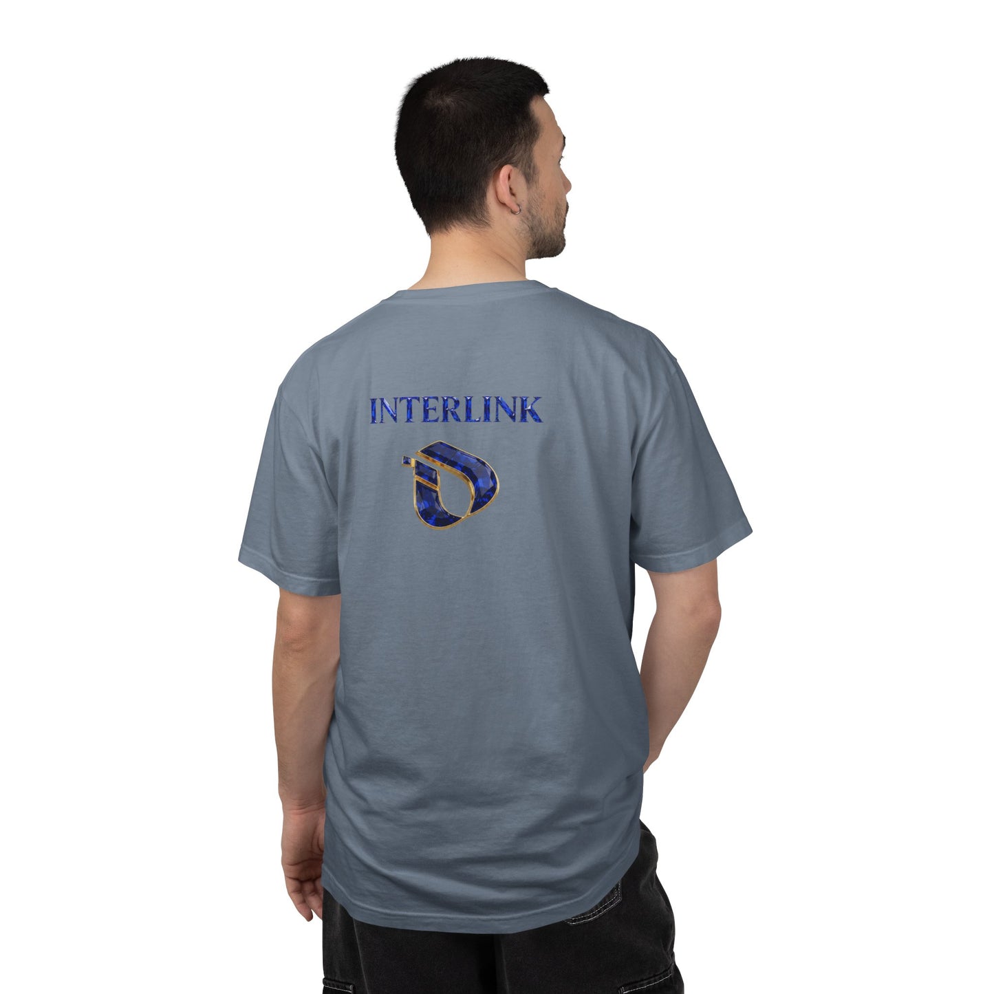 Interlink Sapphire Back Logo Men’s Tee