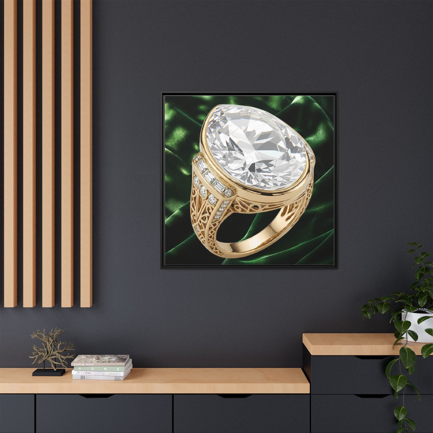 Spoonmaker Diamond Emerald Radiance Canvas
