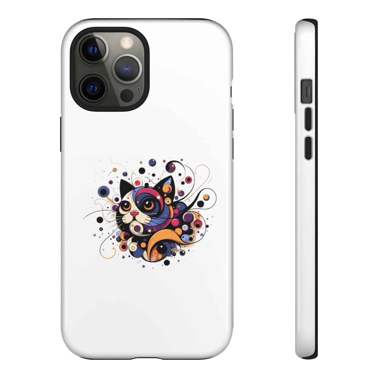 Color Burst Cat Phone Case