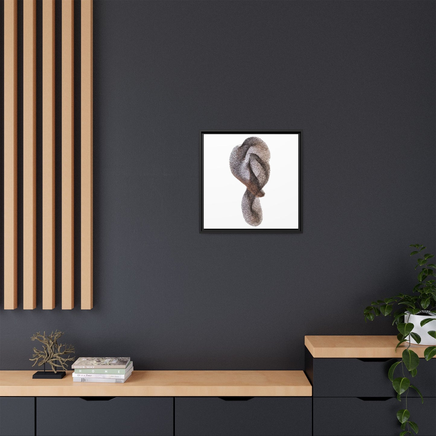 Textured Knot Canvas Print