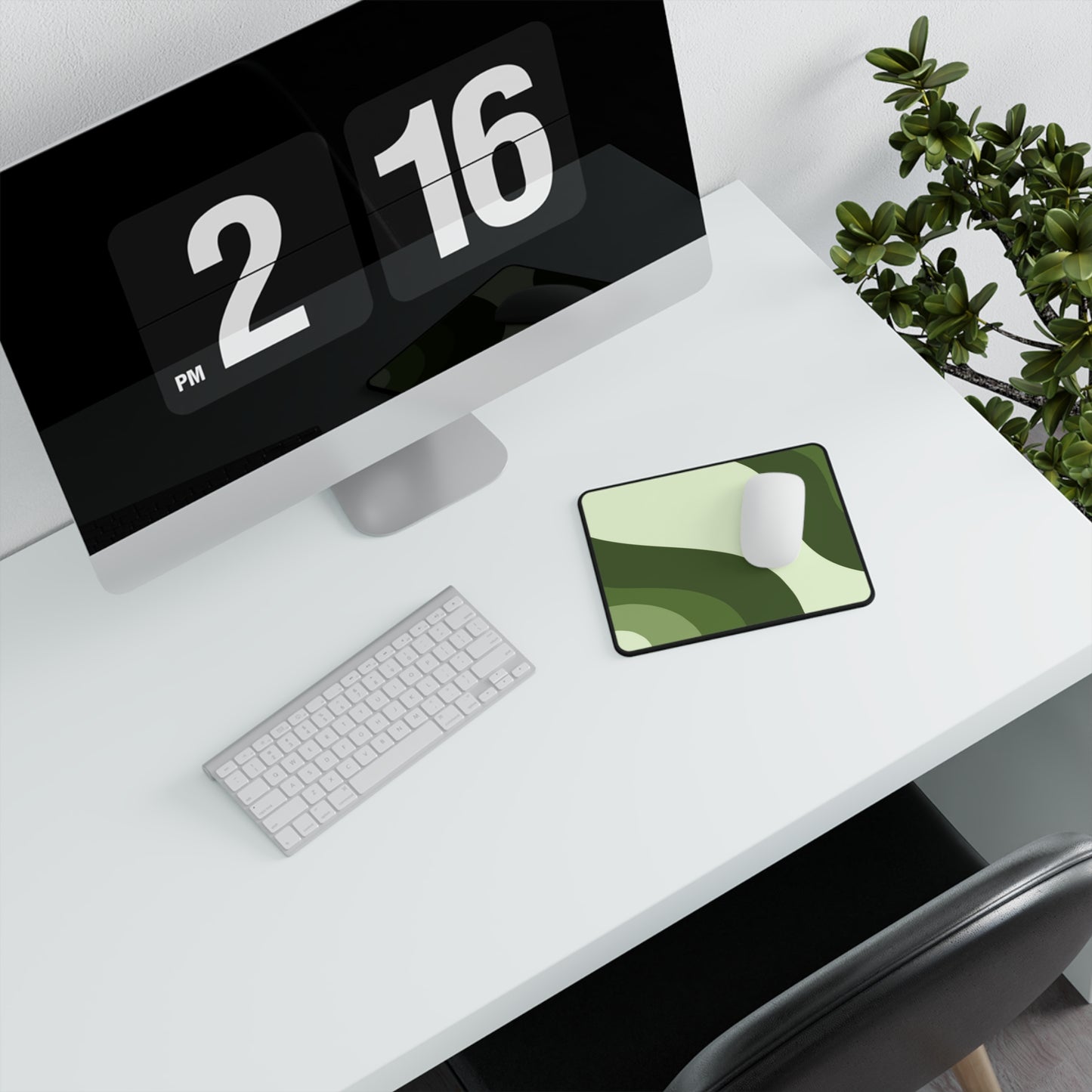 Layered Organic Forms Mouse Pad