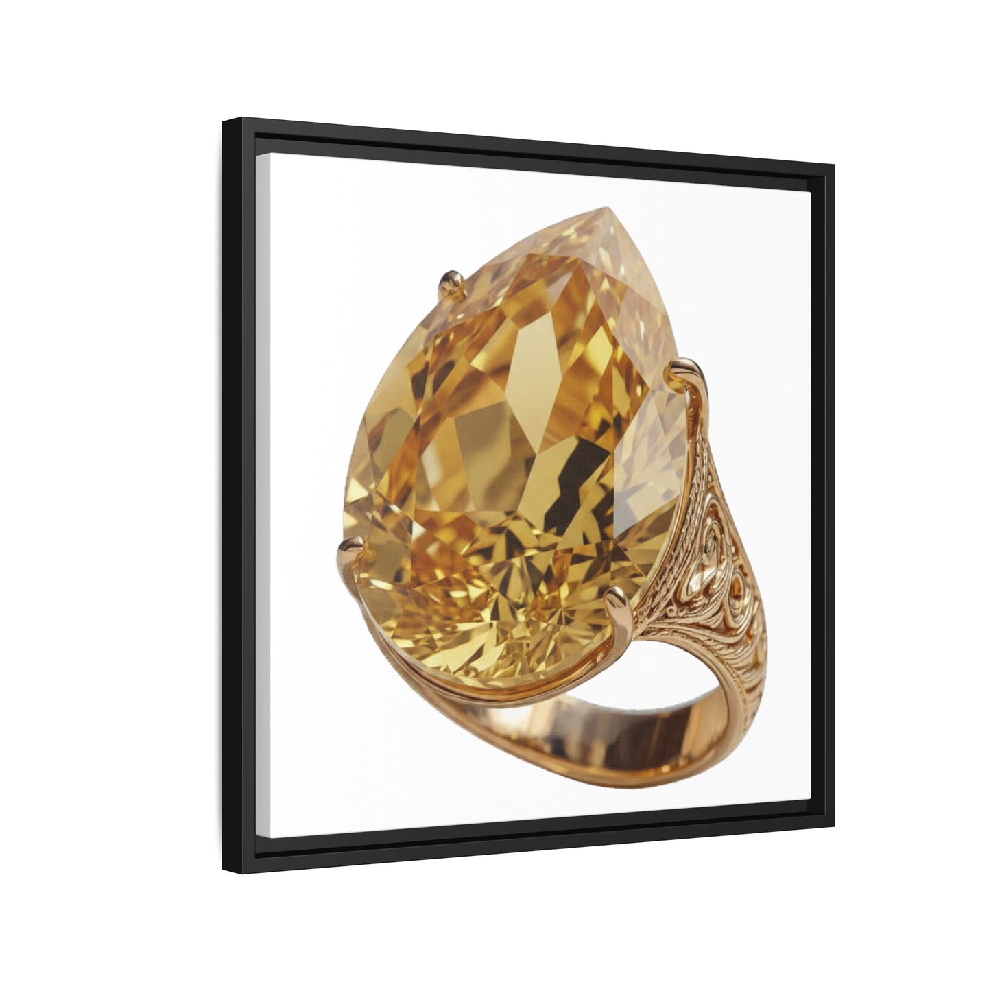 Citrine Signet Canvas Print