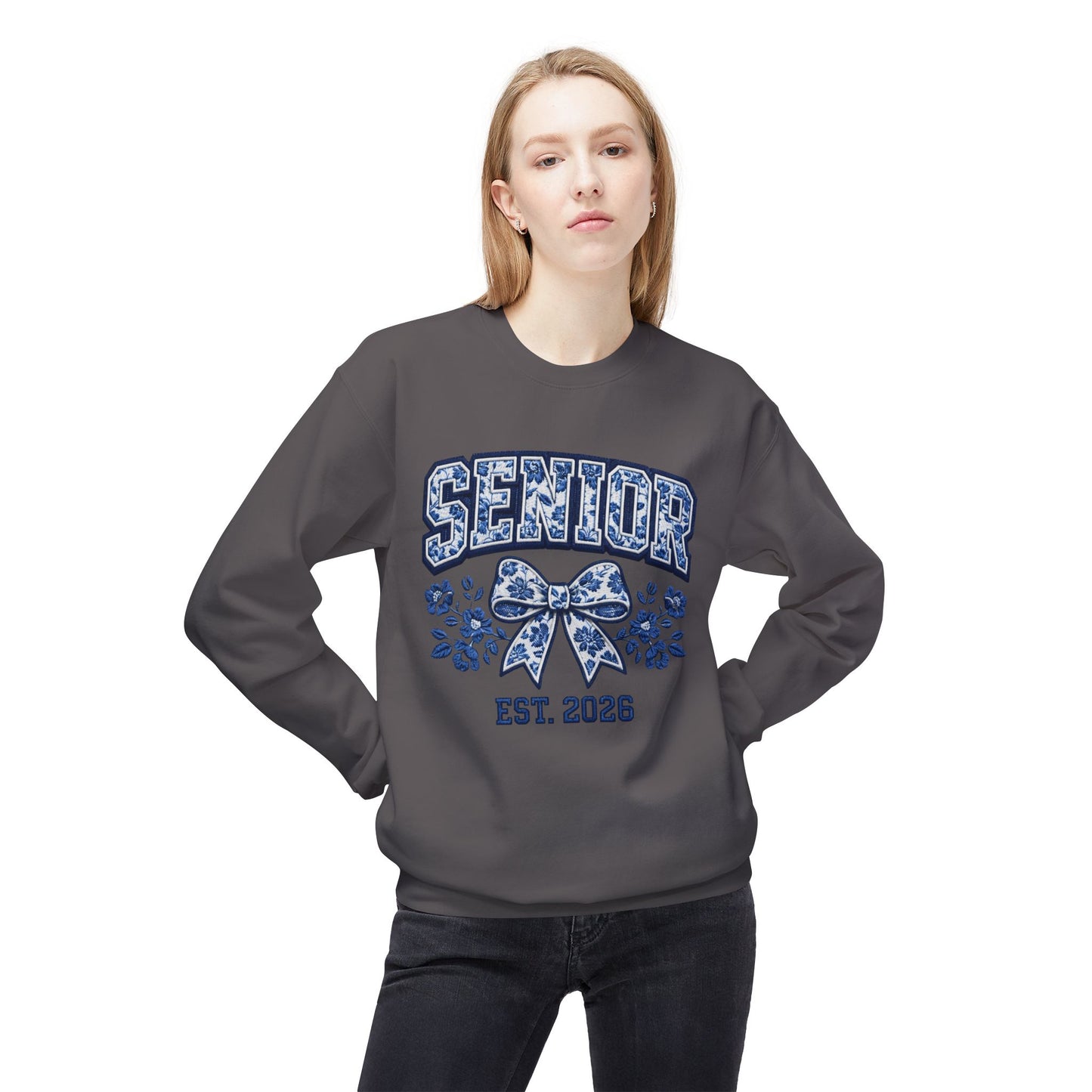 Senior 2026 Graphic Women's Crewneck Sweatshirt