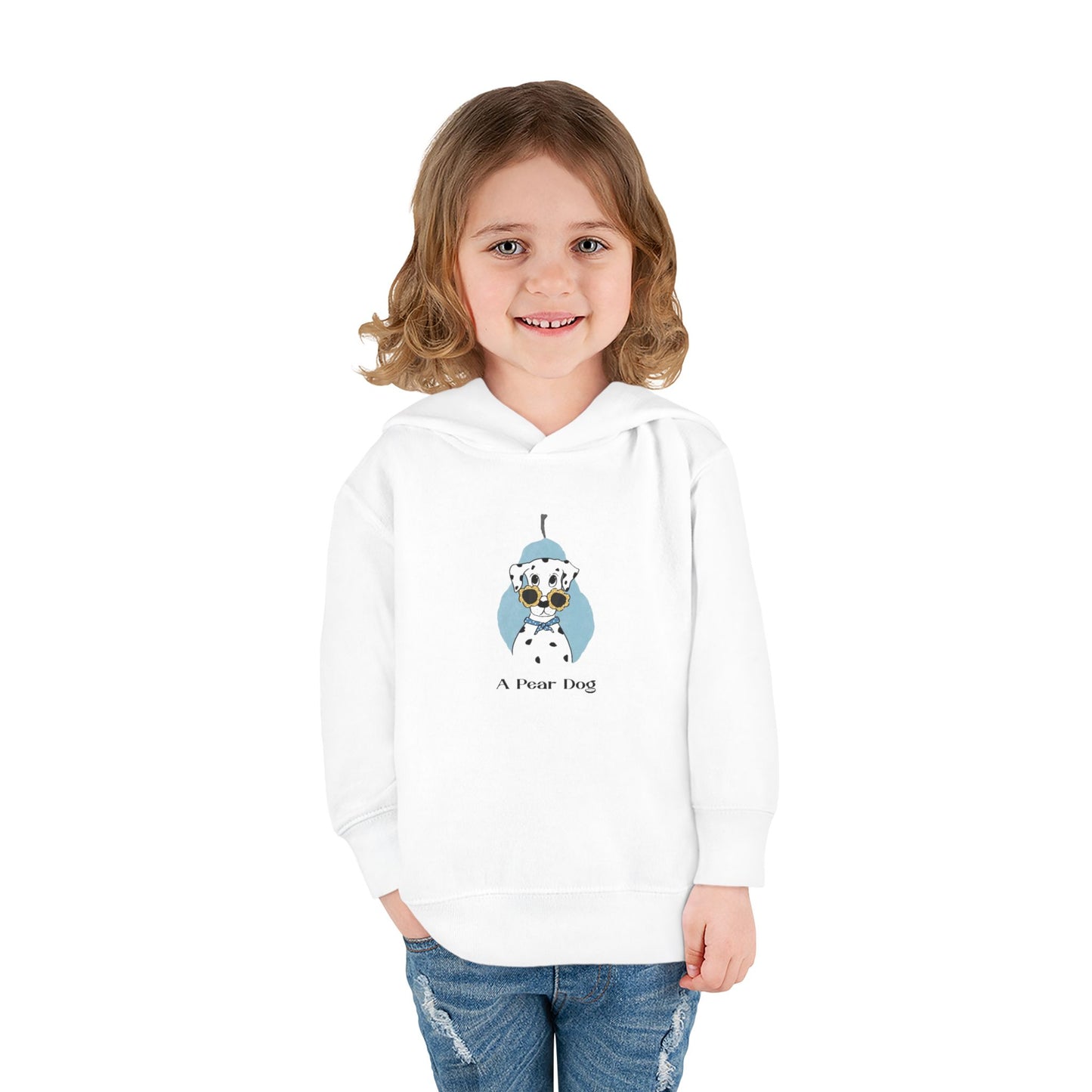 Sunglasses Dog Graphic Toddler Hoodie