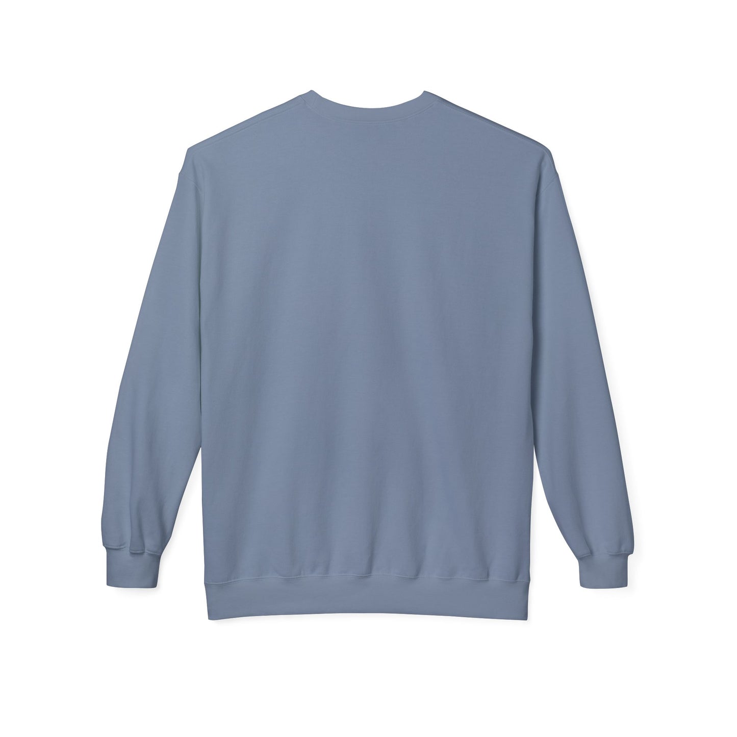 Blue Floral Cowboy Boots Crewneck Sweatshirt