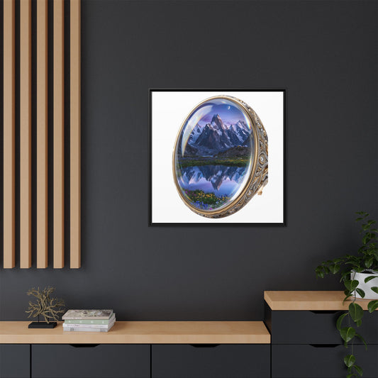 Alpine Locket Framed Art