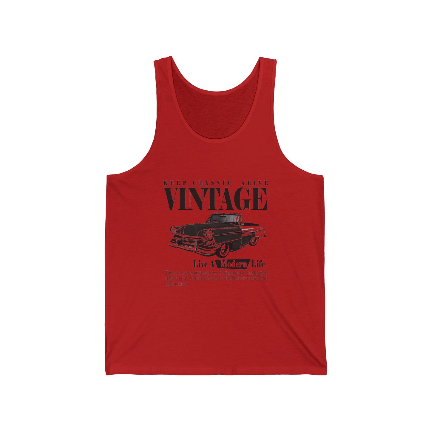 Keep Classic Alive Vintage Car Tank Top