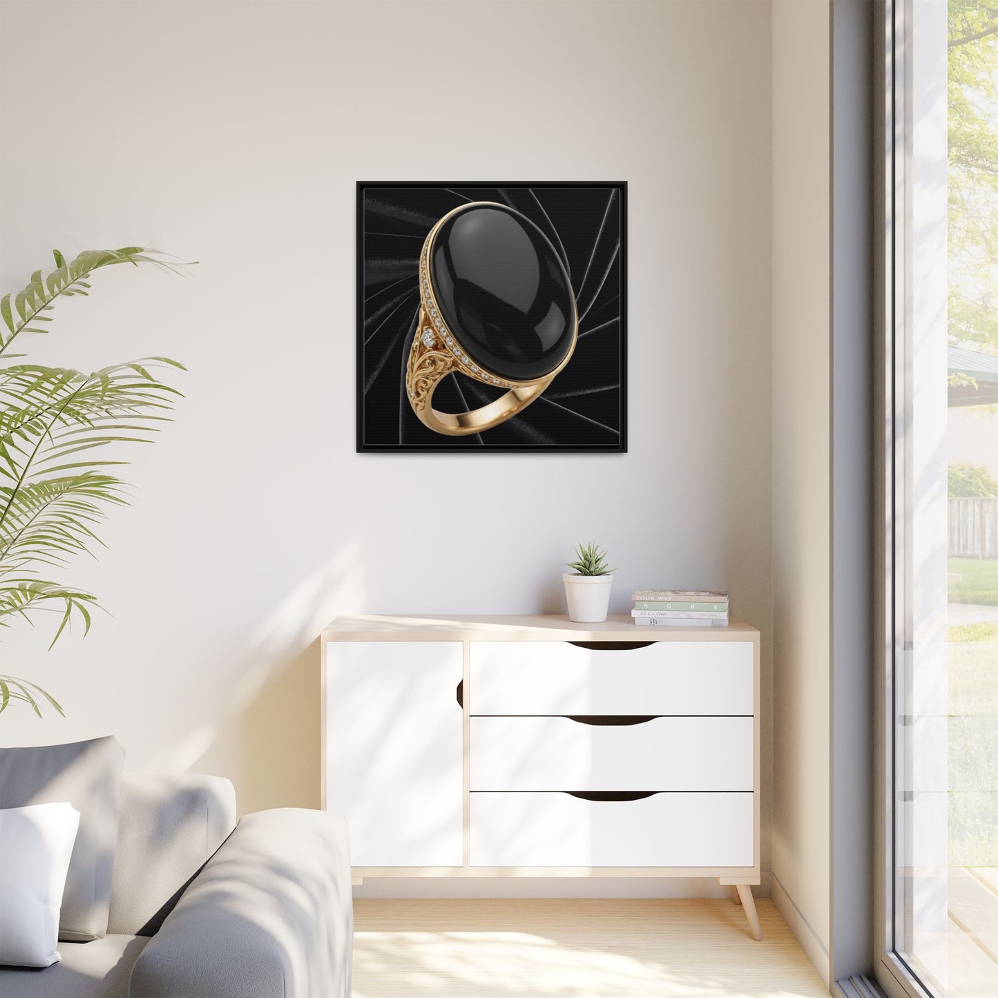 Onyx Nocturne Canvas