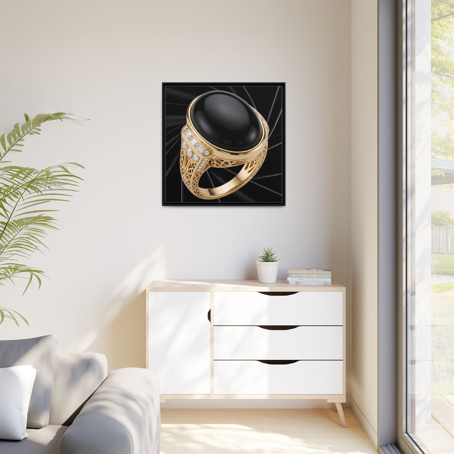 Midnight Onyx Canvas