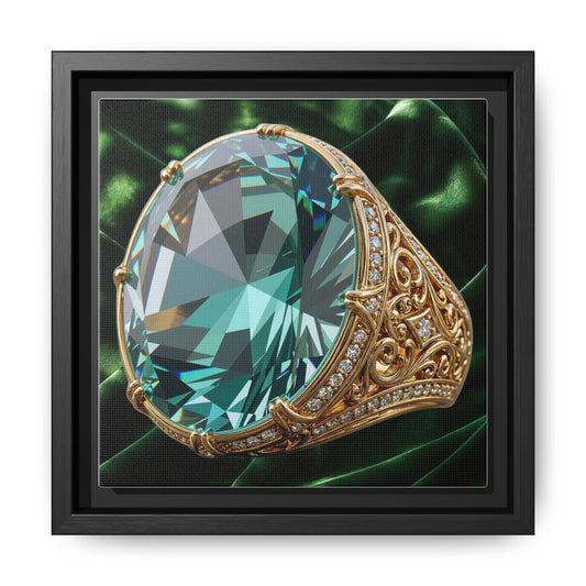 Sculpted Tourmaline Canvas