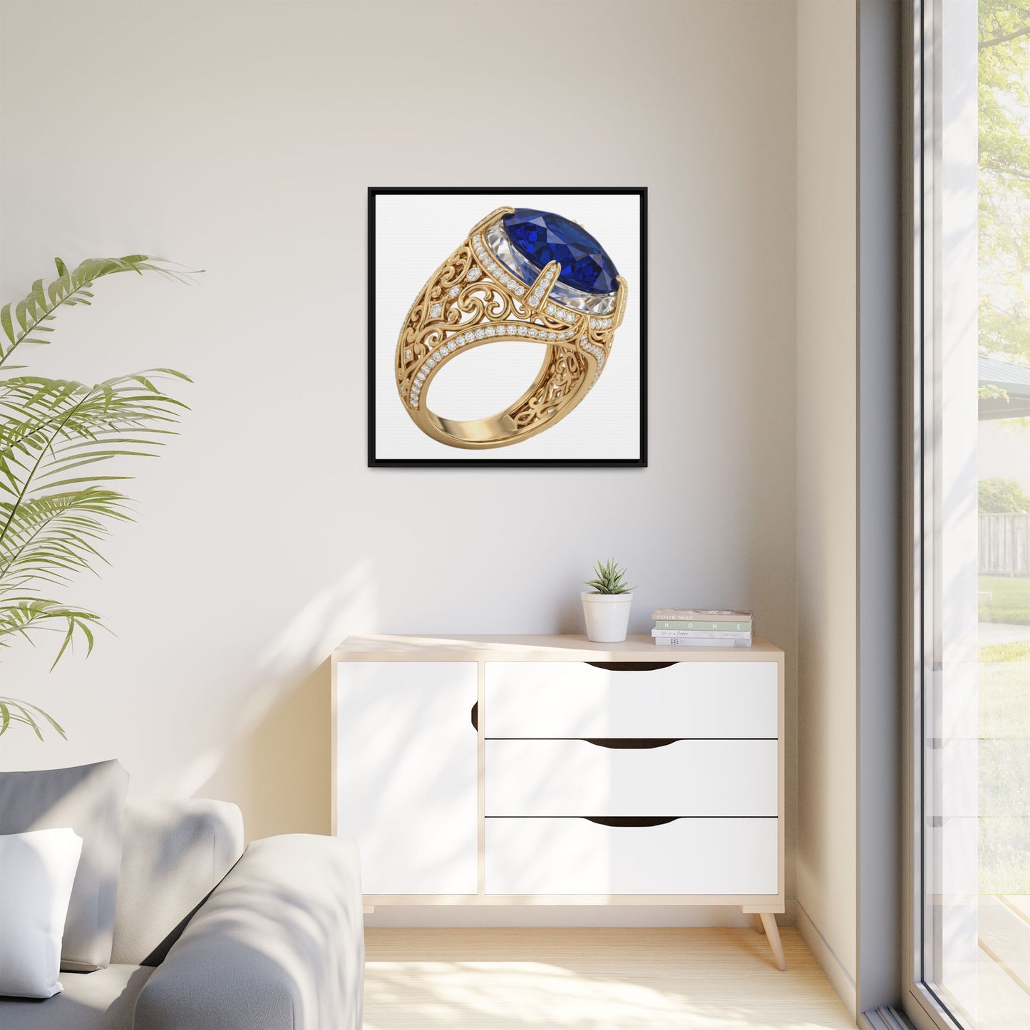Sapphire Heirloom Canvas Print