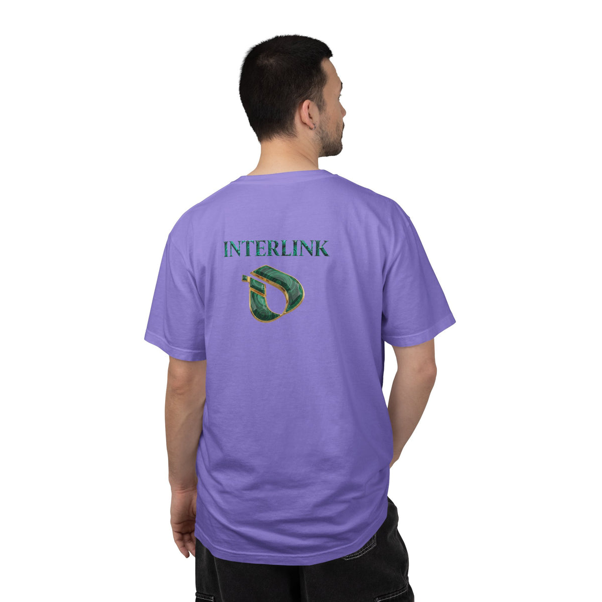 Malachite Veinstone Interlink Back Graphic Cotton Tee
