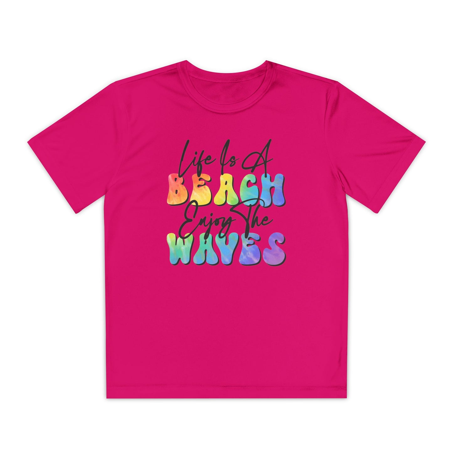 Youth Beach Waves Graphic Tee