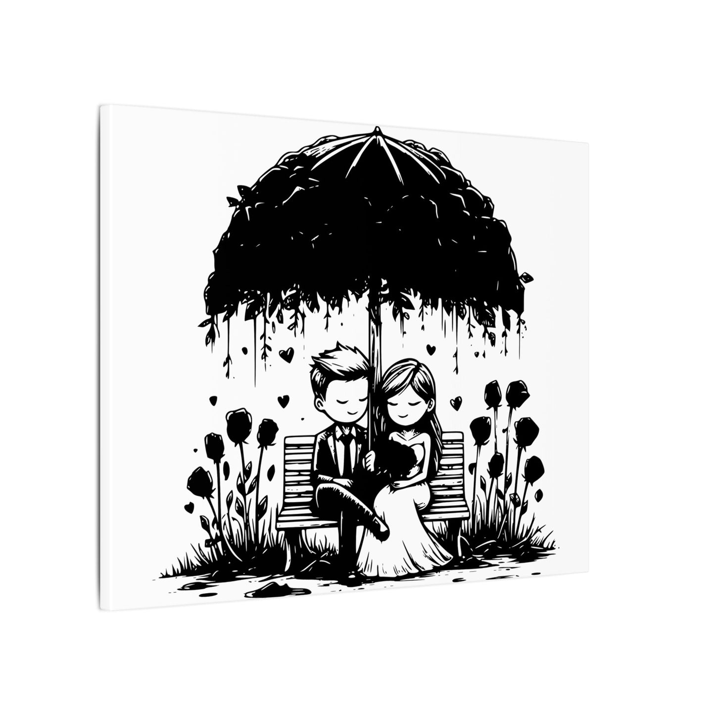 Sheltered Hearts Canvas