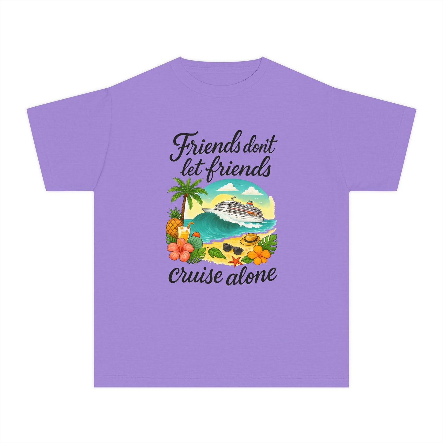 Youth Cruise Vacation Graphic Tee