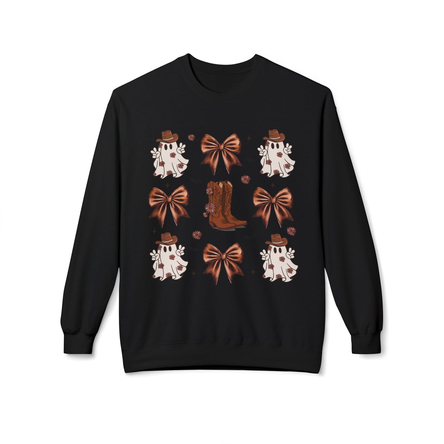 Autumn Floral Graphic Women's Crewneck Sweatshirt