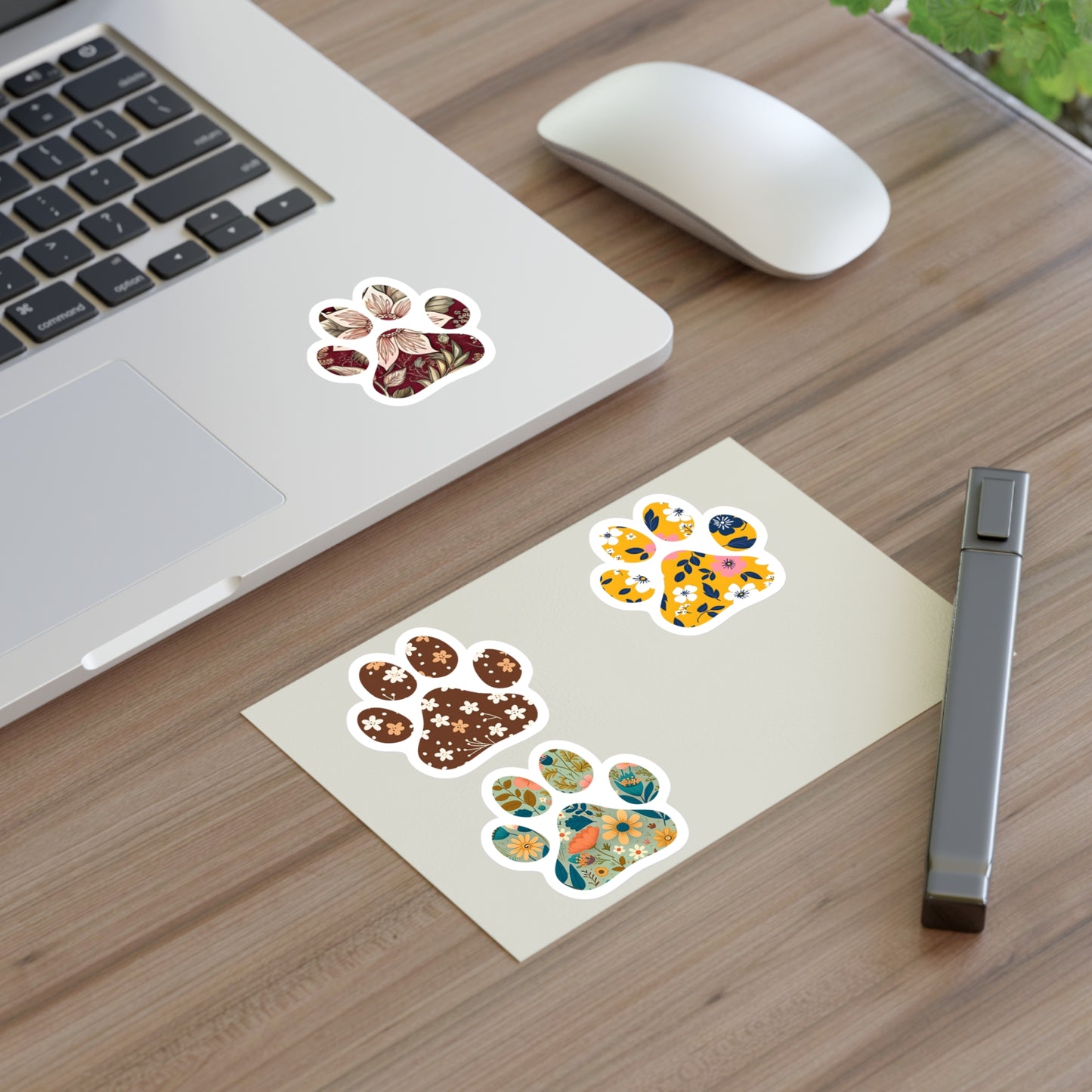 Blooming Paws Sticker Set