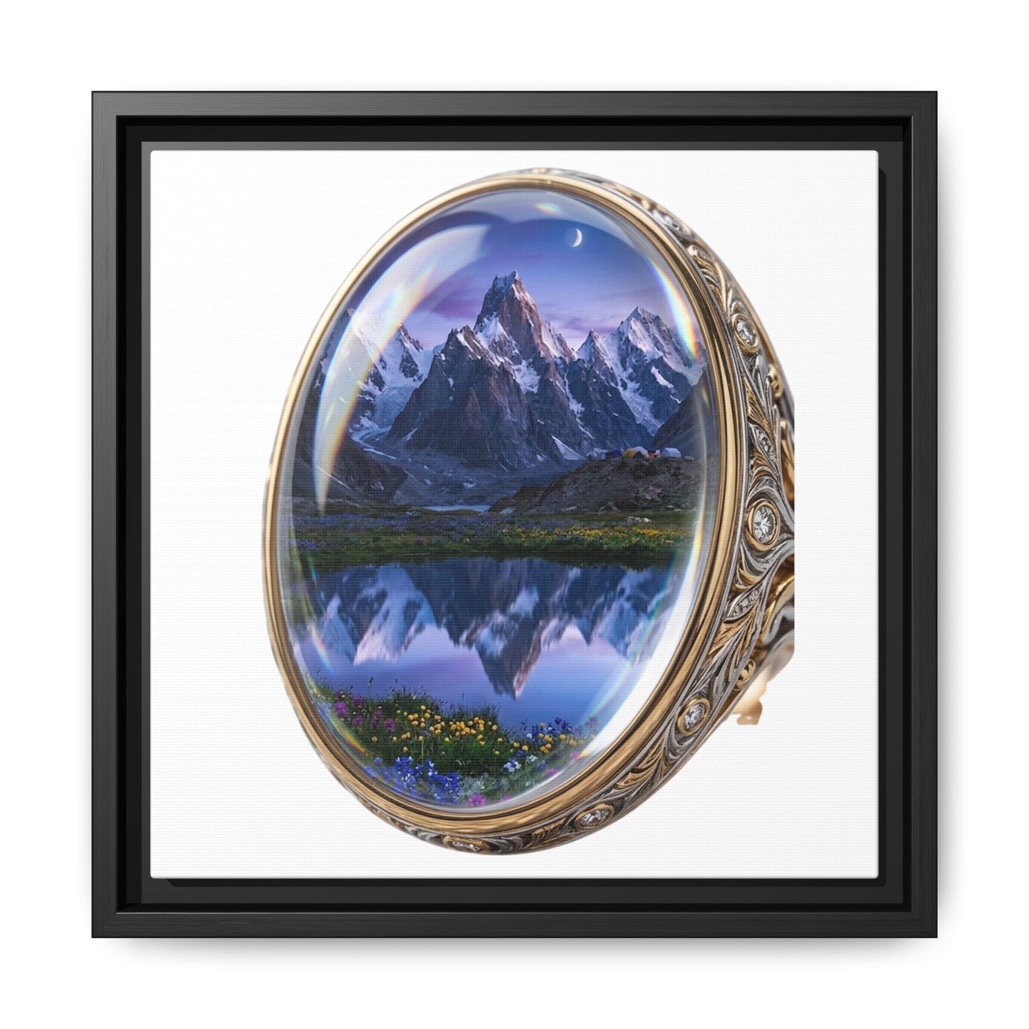 Alpine Locket Framed Art