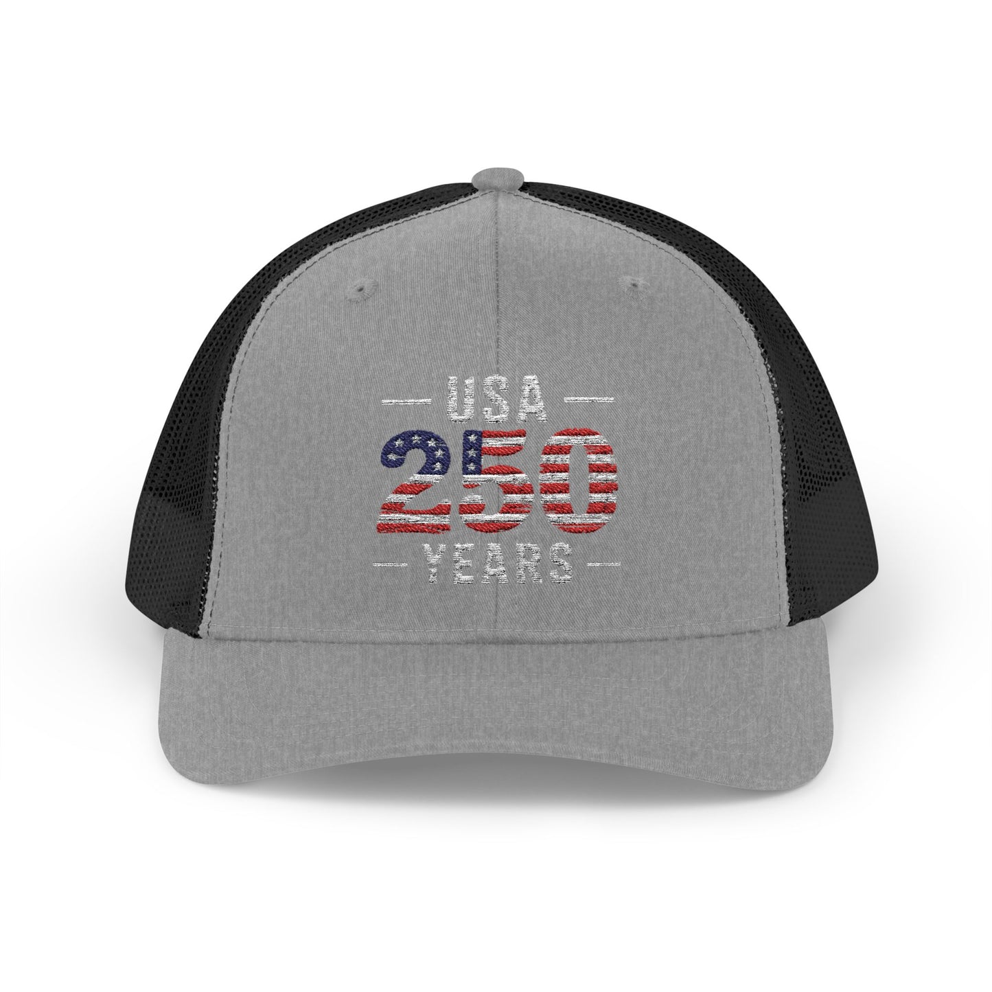 USA 250 Years Patriotic Trucker Cap