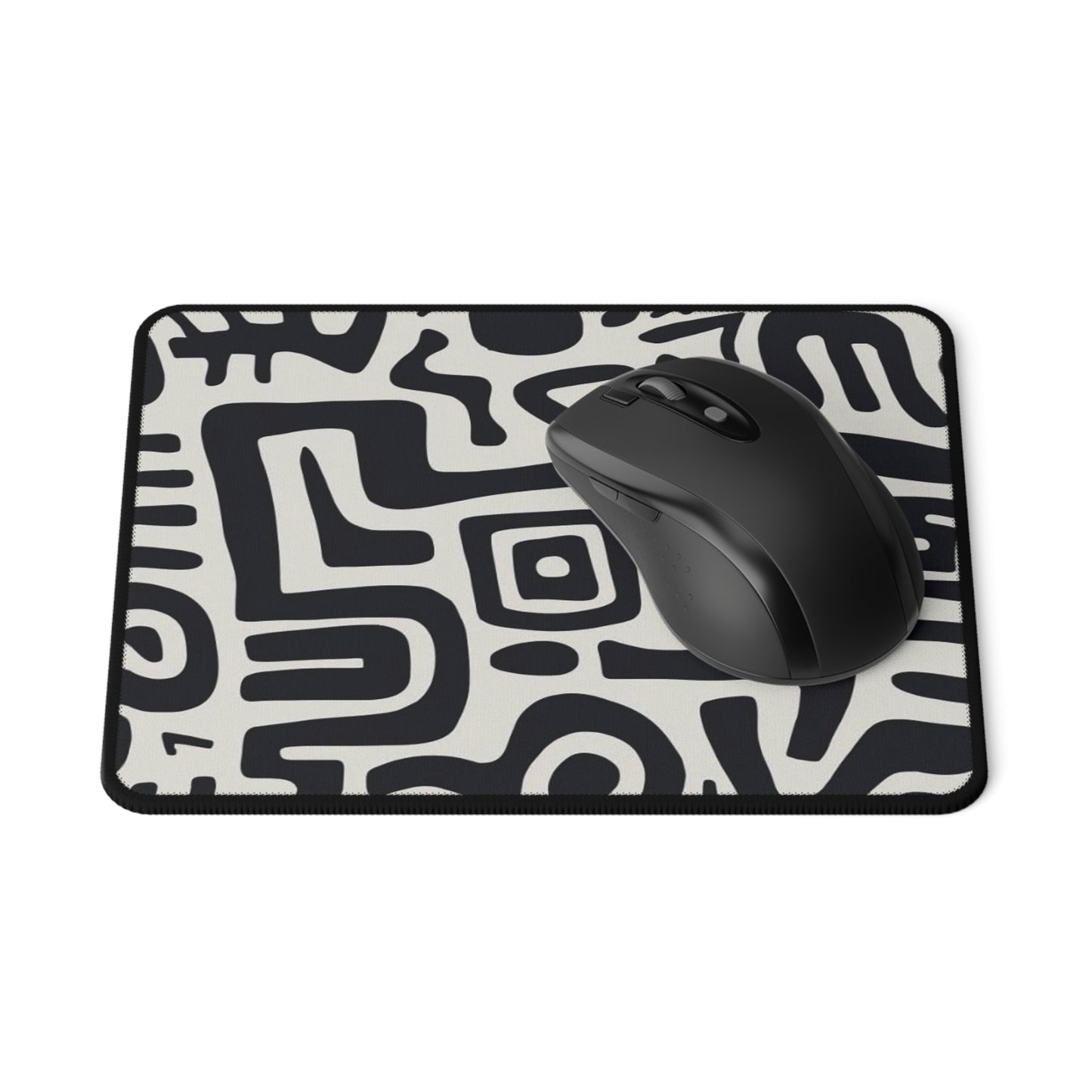Bold Abstract Doodle Mouse Pad
