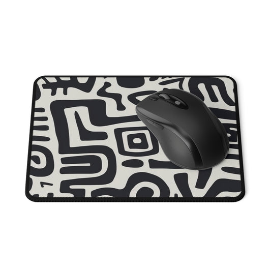 Bold Abstract Doodle Mouse Pad