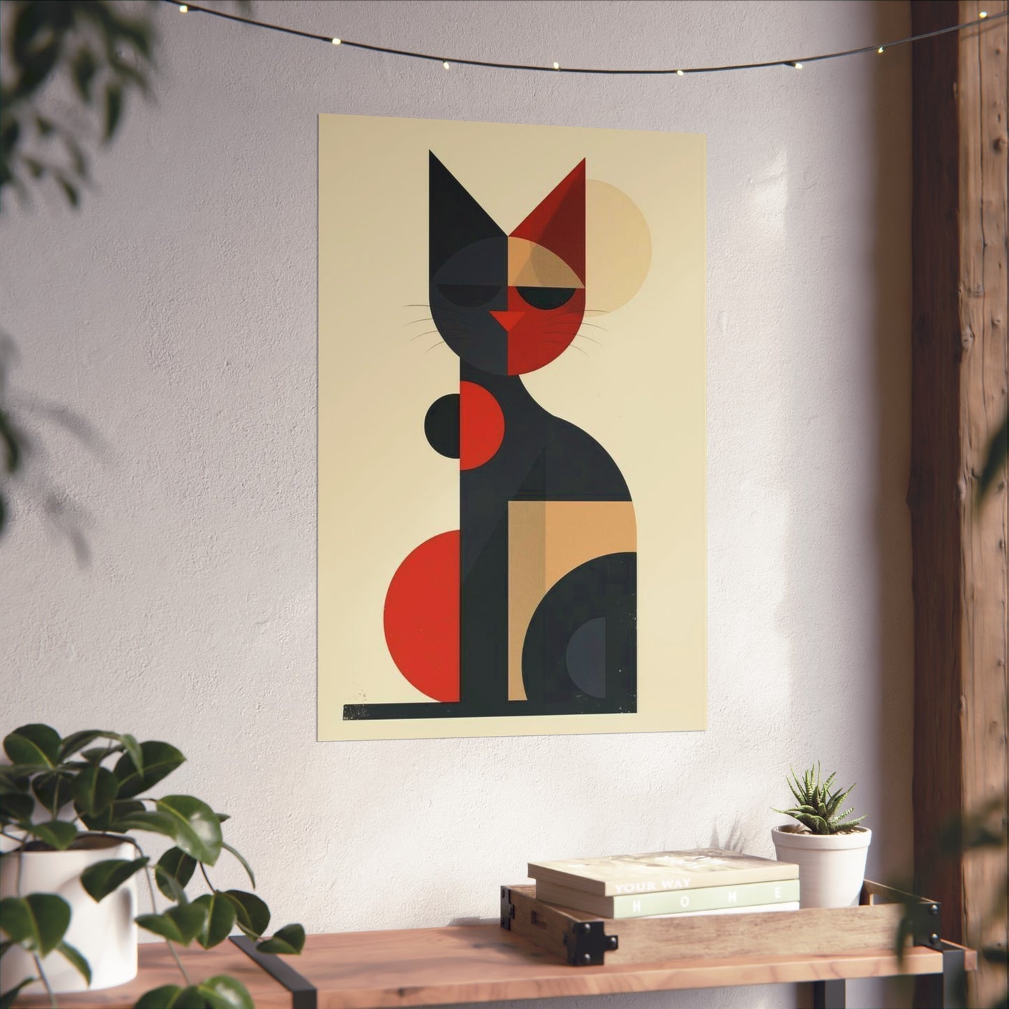 Architectural Feline Poster